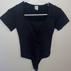 Black Short sleeve bodysuit
